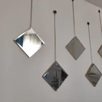 آینه دکوراتیو ۵تکه لوزی