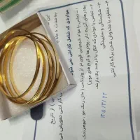 النگو‌ اینه ای ۳میل طلا روس   دونه ای ۲۰۰