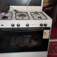 اجاق‌گاز 5شعله طرح فر سالم وتمیز