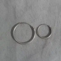 گوشواره حلقه ایی نقره