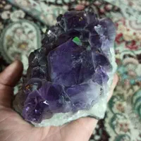 سنگ تراش نخورده آماتیس بلور درشت