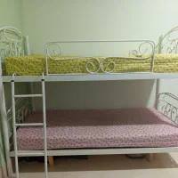 تخت دو طبقه فلزی