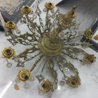 لوستر سلطنتی معاوضه با پی اس فور|لوستر و چراغ آویز|قم, کیوانفر|دیوار