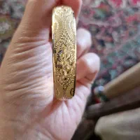 یک جفت النگو تک پوشی طلا سایز ۲