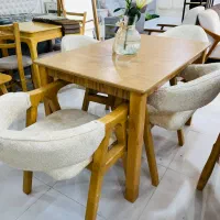 نهار خوری دو تیکه ای مبلمان دهدار|میز و صندلی غذاخوری|بندر کنگان, |دیوار