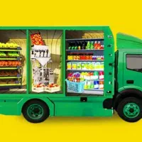 راننده نیسان پخش مواد غذایی