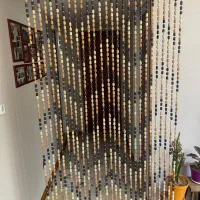 پرده ریسه چوبی نو
