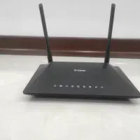 مودم دی لینک DSL224 در حد نو با کارتن و لوازم کامل