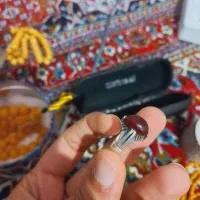 انگشتر نقره کهنه و تسبیح کلکسیونی|جواهرات|کرمانشاه, |دیوار