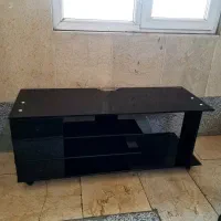 میز تلویزیون شیشه ای مشکی سکوریت|میز تلویزیون|تهران, خانی آباد نو شمالی|دیوار