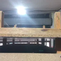 زیر تختی چوبی و آهنی