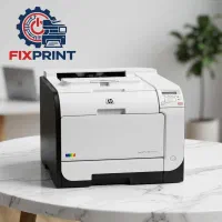 چاپگر رنگی HP Laser M451dn در حد نو (سرویس کامل)