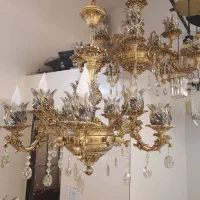 لوستر۱۰شعله فقط۳میلیون|لوستر و چراغ آویز|مشهد, نوید|دیوار