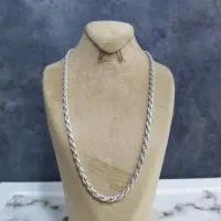 زنجیر و دستبند نقره ایتالیایی925اسپرت‌نو با فاکتور