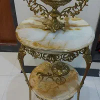 میز برنز اصل با سنگ مرمر|مبلمان خانگی و میز عسلی|اندیشه, شهرک صدف|دیوار