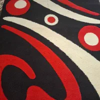 گلیم فرش پرز بلند|گلیم، جاجیم، گبه|مبارکه, |دیوار