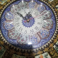 حکاکی مرغ و طاووس|ساعت دیواری و تزئینی|کرمانشاه, |دیوار