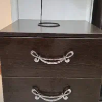 تخت و سرویس خواب دو نفره تشک میزآرایش پاتختی|تخت و سرویس خواب|شاهین‌شهر, دهخدا|دیوار