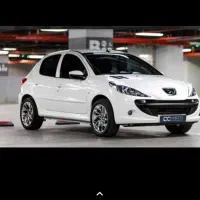 حواله ماشین 207سقف شیشه ی دنده فول اتومات