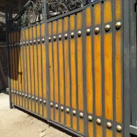 درب باغی انباری حیاط درب PVC درب باغ