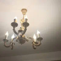 لوستر  برنجی 10شاخه و6شاخه2عدد ،قیمت هرسه22میلیون|لوستر و چراغ آویز|رشت, انصاری|دیوار