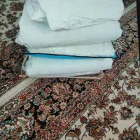 محافظ سفید کش دار تشک تخت دو نفره رنگ سفید