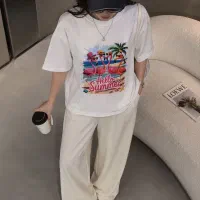 تیشرت باکسی دخترونه