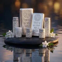 شمش نقره امارات و ندیر ۹۹۹/۹