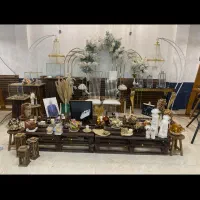 سفره عقد و جایگاه عروس و داماد