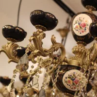 لوستر آرامیس تمام برنز|لوستر و چراغ آویز|تهران, قنات‌کوثر|دیوار