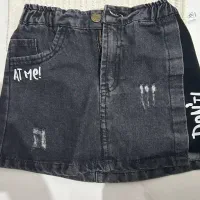 دامن جین به همراه بلوز