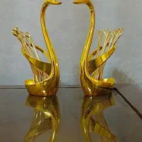 جا قاشقی قو با قاشق چای خوری