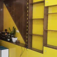 دکور مغازه|کتابخانه، شلف، قفسه‌های دیواری|خورموج, |دیوار