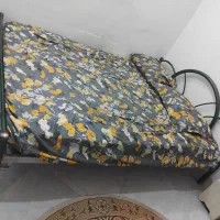 تخت دو نفره فلزی با تشک