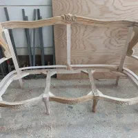 مبل خام منبت کاری شده با چوب راش ایرانی