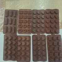 قالب سیلیکونی شکلات  کارکرده
