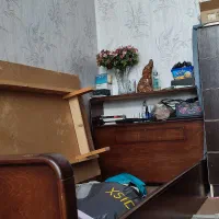 تخت خواب یک نفره چوبی در حد|تخت و سرویس خواب|تهران, کن|دیوار
