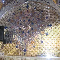 آینه کاری معماری آینه آویز مقرنس ترنج گره دکوراتیو|آینه|شیراز, شاهچراغ|دیوار
