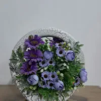 تعدادی گل مصنوعی دکوری گلدان شیک زیبا|گل مصنوعی|مشهد, انقلاب|دیوار