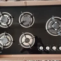 اجاق گاز شیشه ای پنج شعله|اجاق گاز و لوازم برقی پختوپز|سیمین شهر, |دیوار