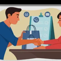 فروشنده سوپر مارکت