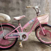 دوچرخه ی صورتی دخترانه بسیار زیبا|دوچرخه، اسکیت، اسکوتر|رشت, پسیخان|دیوار
