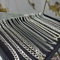 زنجیر و دستبند های نقره ۹۲۵ ایتالیایی و ترک
