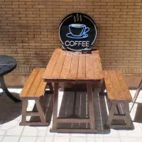 میز آتشدان و نیمکت چوب روس|بخاری، هیتر، شومینه|شیراز, فرگاز|دیوار