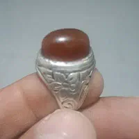 انگشترعقیق یمن تراش کهنه