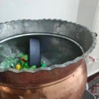 گلدان مسی دهنه 37ارتفاع 30