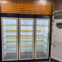 یخچال ایستاده سه درب تمیز