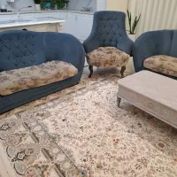 مبل ۷ نفره با میز جلومبلی و ۳ میز عسلی|مبلمان خانگی و میز عسلی|مشهد, امیریه|دیوار