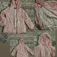 کاپشن دخترانه سالم کلاه خزی