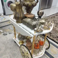 میز بار سفید طلایی|مبلمان خانگی و میز عسلی|قزوین, |دیوار